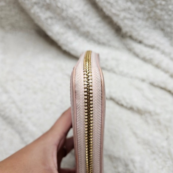 Kate Spade Light Dusty Pink Leather Zip‎ Around Accordion Wallet - Picture 5 of 12
